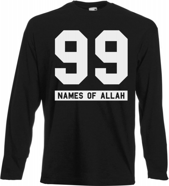 99 Names of Allah - Langarm T-Shirt - Muslim Halal Wear