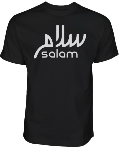 Salam arabische Kalligraphie - Halal Wear T-Shirt