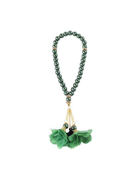 Elegante Gebetskette Tesbih Grün- Ideal für Frauen