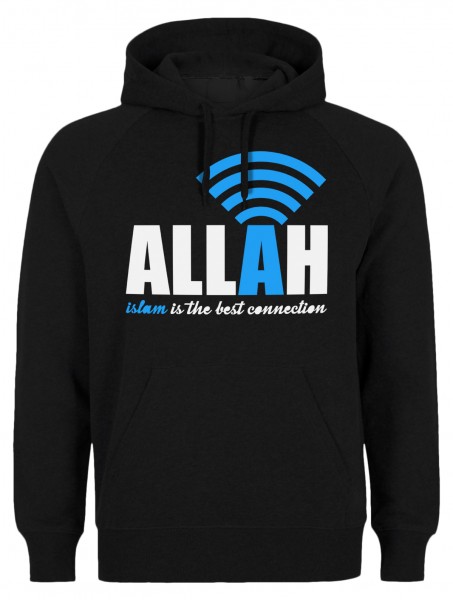 Islam is the best connection to Allah Halal-Wear Kapuzenpullover Sweatshirt Hoody