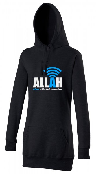 Islam is the best connection to Allah Halal-Wear women's Hijab hoodie