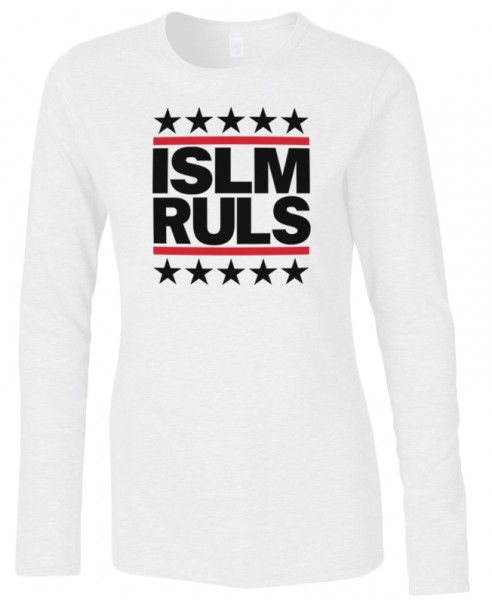 Islam Rules Stardesign Halal-Wear women Langarm T-Shirt