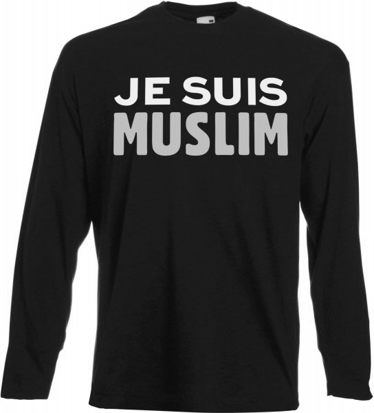 JE Suis Muslim - Langarm T-Shirt - Muslim Halal Wear