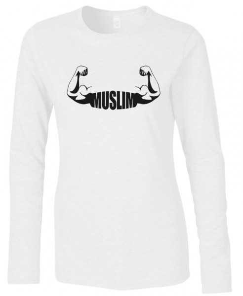 Muslim Power Halal-Wear women Langarm T-Shirt