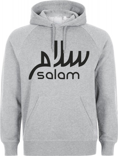 Salam - Arabische Kalligraphie Halal-Wear Kapuzenpullover Sweatshirt Hoody
