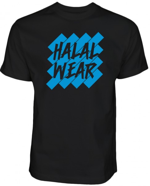 Halal-Wear T-Shirt Blue / White