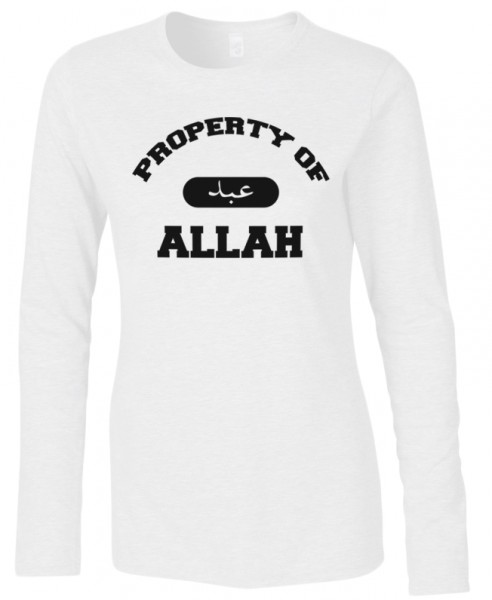 Property of Allah Halal-Wear women Langarm T-Shirt